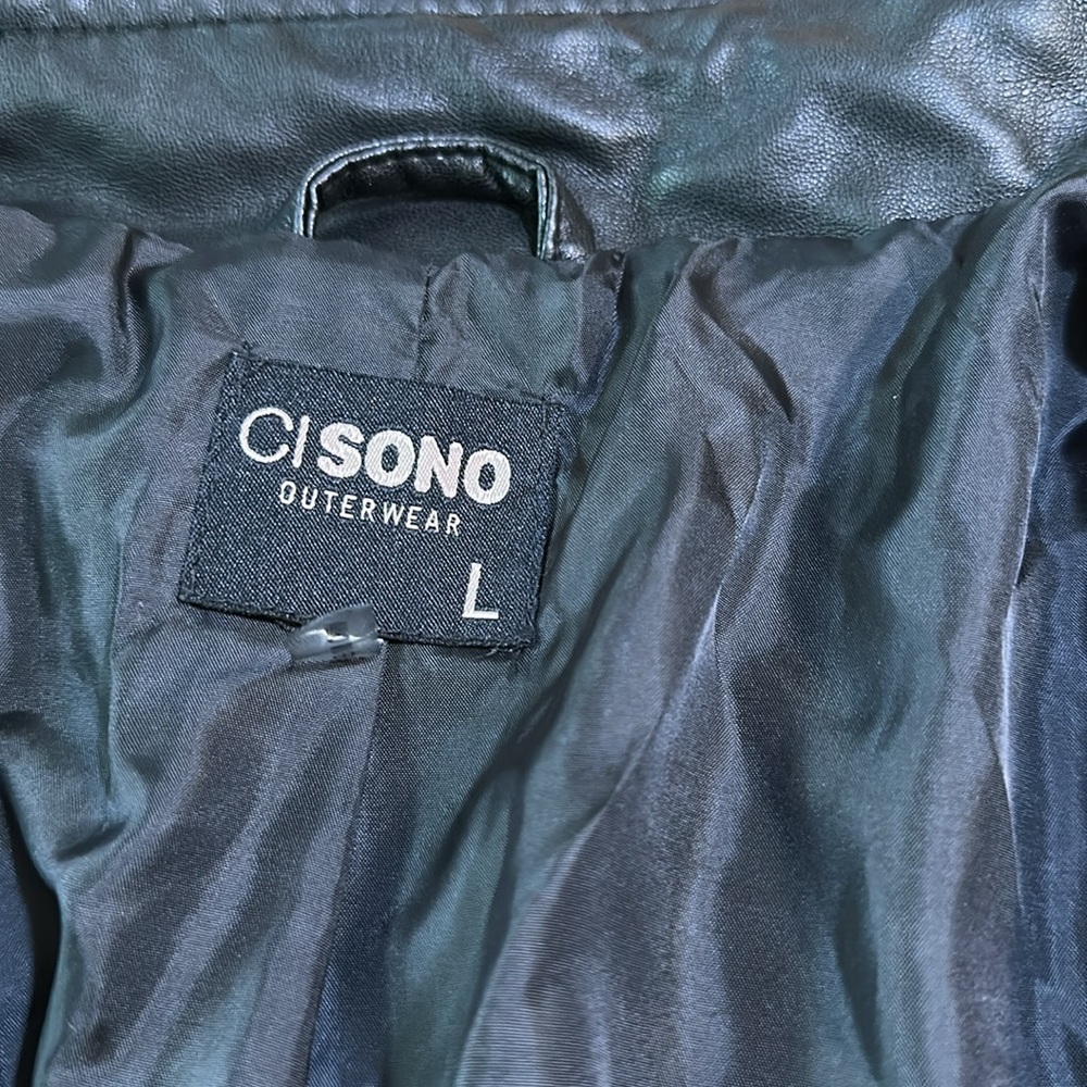 CiSono Pleather Biker Jacket - Picture 7 of 7
